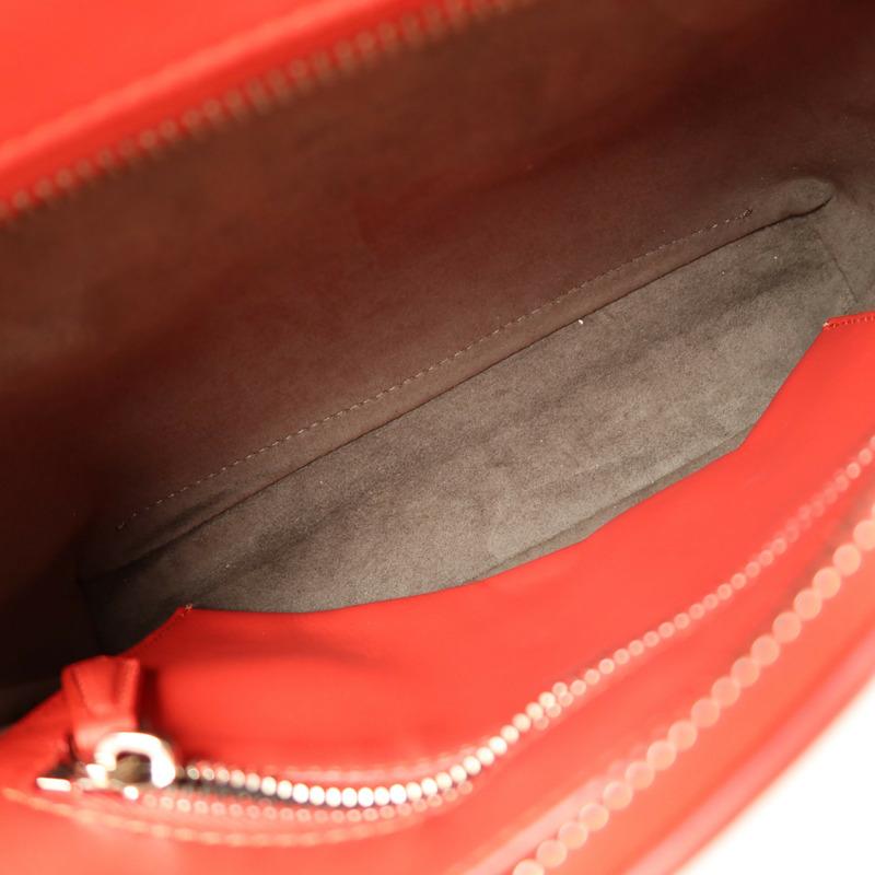 FENDI 牛皮皮革Dotcom Click銀扣鏈帶肩背袋-4