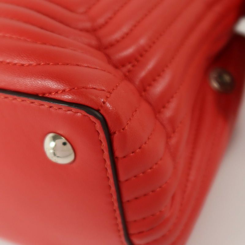 FENDI 牛皮皮革Dotcom Click銀扣鏈帶肩背袋-11
