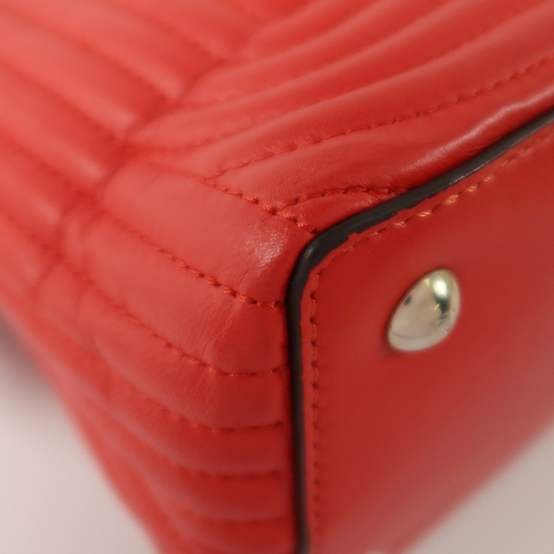 FENDI 牛皮皮革Dotcom Click銀扣鏈帶肩背袋-12
