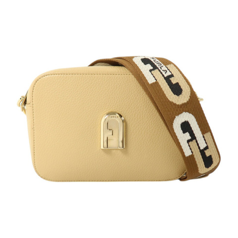 Furla 牛皮皮革Shoulder Bag金扣肩背袋