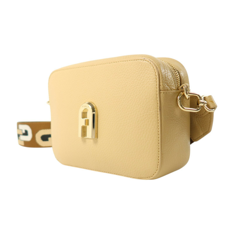 Furla 牛皮皮革Shoulder Bag金扣肩背袋-2