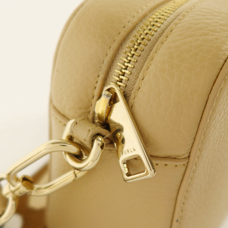 Furla 牛皮皮革Shoulder Bag金扣肩背袋-8