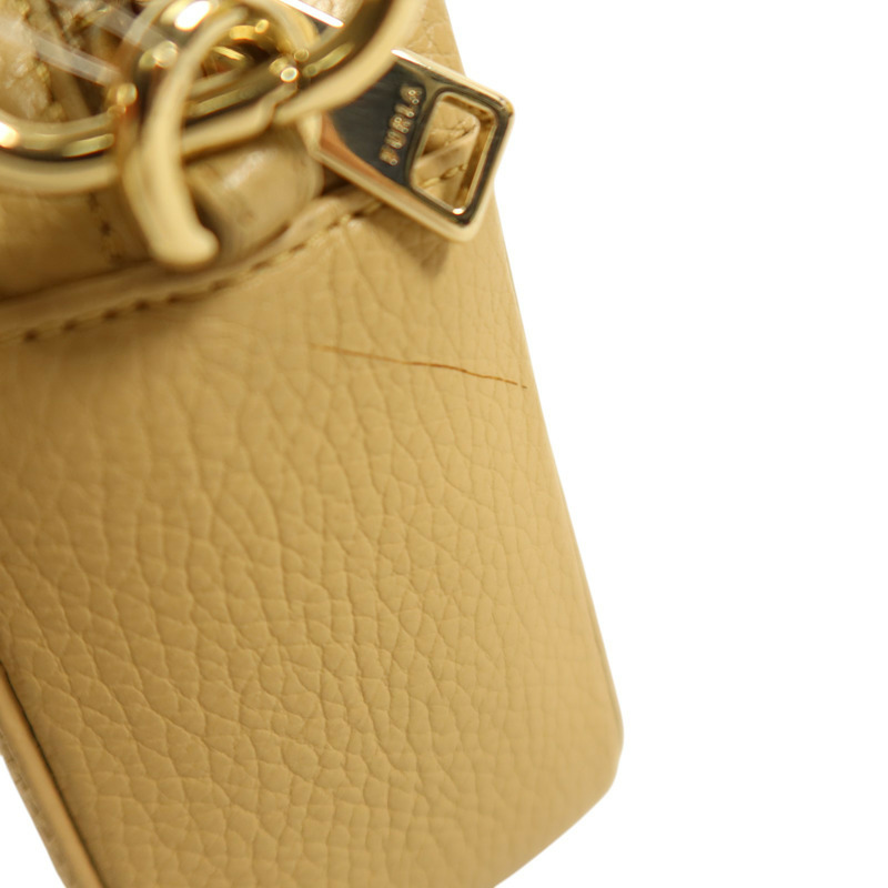 Furla 牛皮皮革Shoulder Bag金扣肩背袋-15