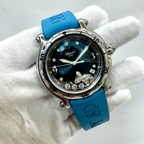 CHOPARD Happy Fish 漂浮魚鑽腕錶 4鑽