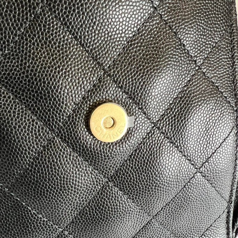 CHANEL 25 BAG 荔枝黑金 小號 AS5631/晶片款-11