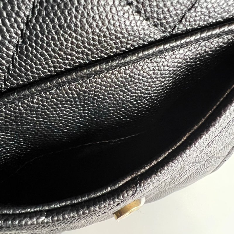 CHANEL 25 BAG 荔枝黑金 小號 AS5631/晶片款-13