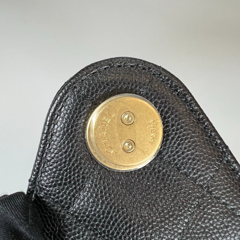 CHANEL 25 BAG 荔枝黑金 小號 AS5631/晶片款-15