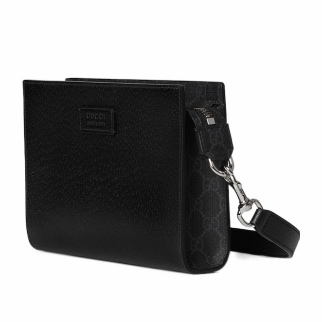 Gucci 男士 帶標籤的超迷你 GG 包均碼碼22cm*4.5cm*15cm-8