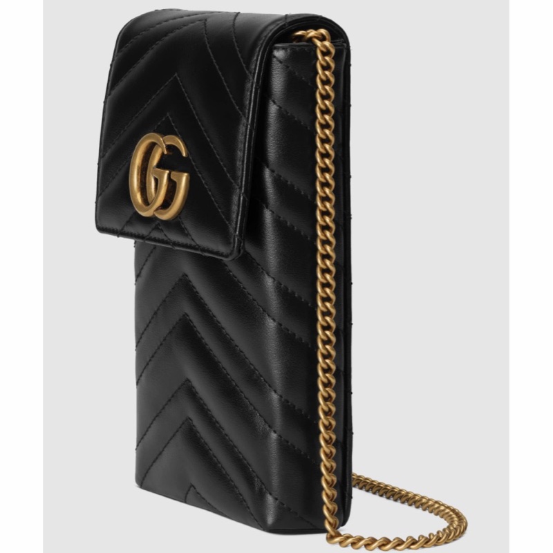Gucci 女士 GG Marmont系列絎縫迷你包均碼碼MINI、10cm*3.5cm*20cm-2
