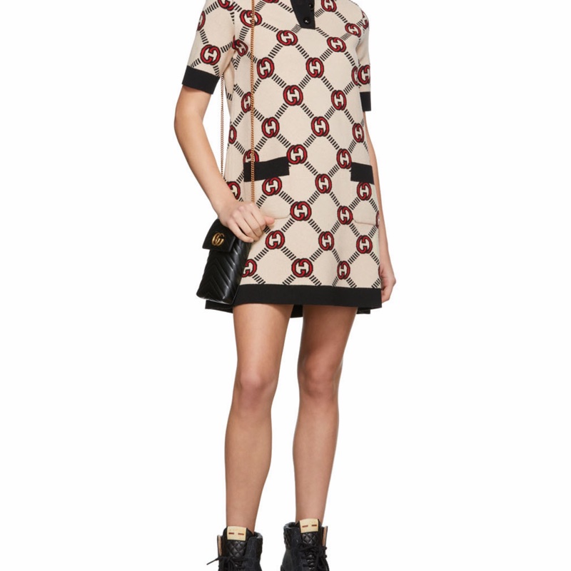 Gucci 女士 GG Marmont系列絎縫迷你包均碼碼MINI、10cm*3.5cm*20cm-7