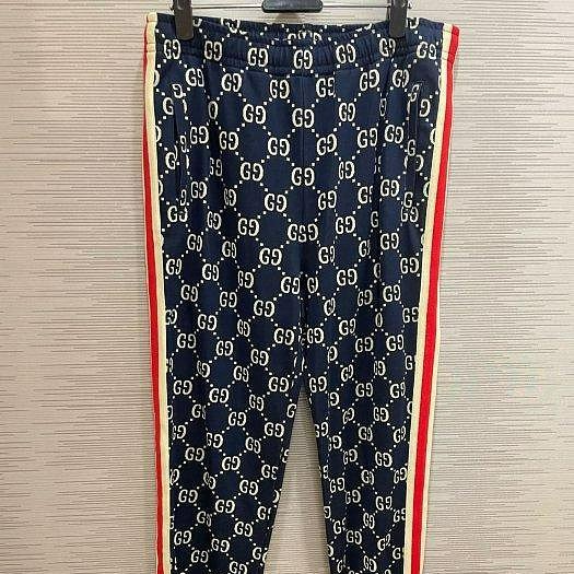 💎Han's house精品服飾💎GUCCI 古馳 GG 滿版 長褲  496920 現貨XL/3XL 原價46500-0