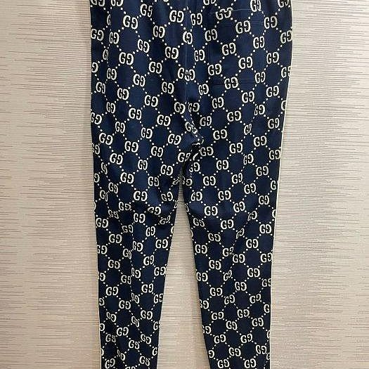 💎Han's house精品服飾💎GUCCI 古馳 GG 滿版 長褲  496920 現貨XL/3XL 原價46500-1