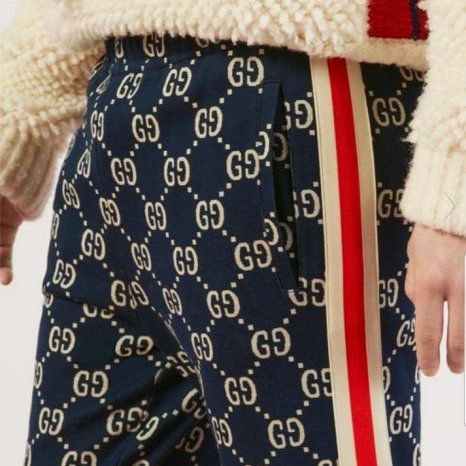 💎Han's house精品服飾💎GUCCI 古馳 GG 滿版 長褲  496920 現貨XL/3XL 原價46500-2