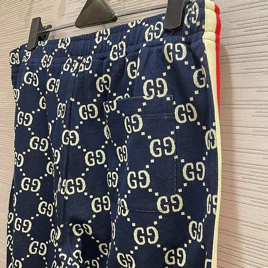 💎Han's house精品服飾💎GUCCI 古馳 GG 滿版 長褲  496920 現貨XL/3XL 原價46500-3