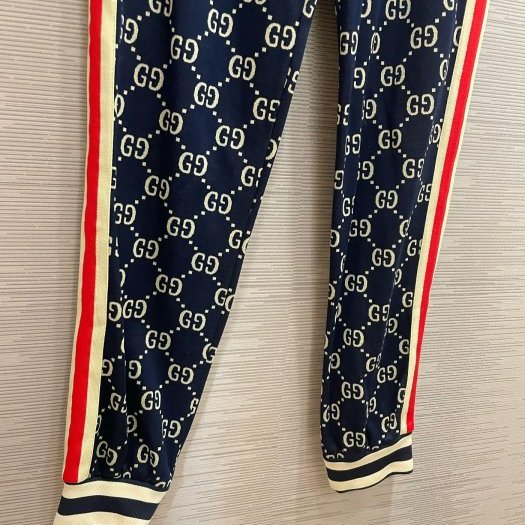 💎Han's house精品服飾💎GUCCI 古馳 GG 滿版 長褲  496920 現貨XL/3XL 原價46500-4