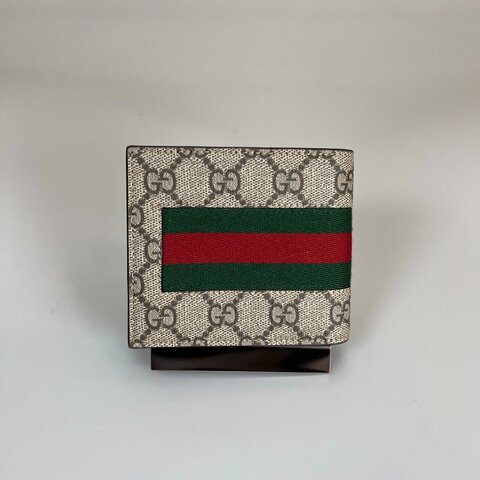 全新品 GUCCI 779854 OPHIDIA 滿版老花對開短夾
