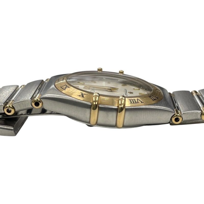 OMEGA 歐米茄 CONSTELLATION 星座系列腕表 1372.30.00 石英機芯 K18YG/不鏽鋼 白色錶盤-4