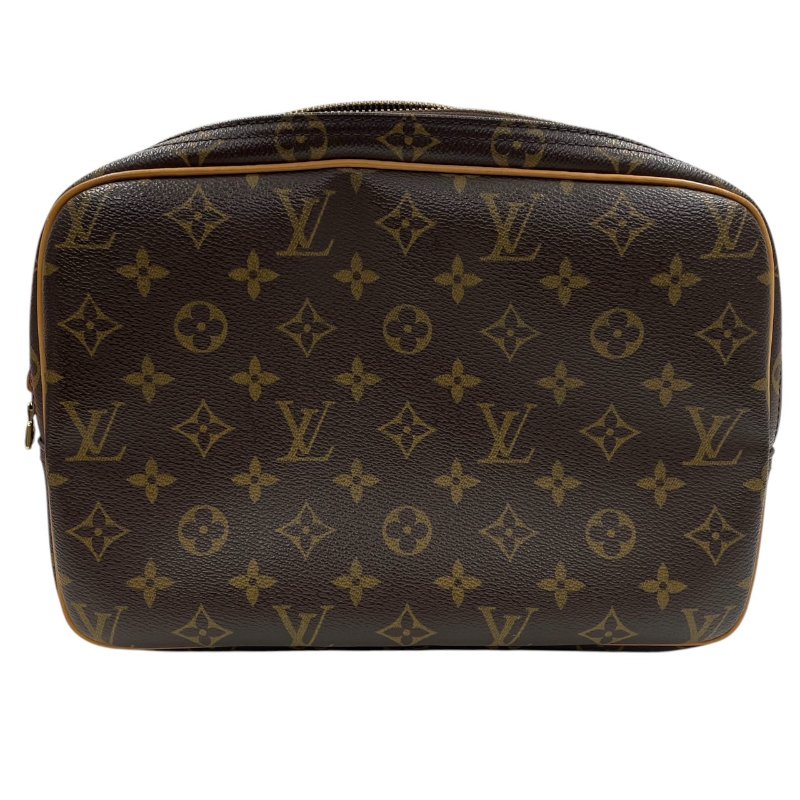 LOUIS VUITTON 路易威登 M45254  REPORTER PM 郵差包 PVC帆布 老花 棕色 金釦-2