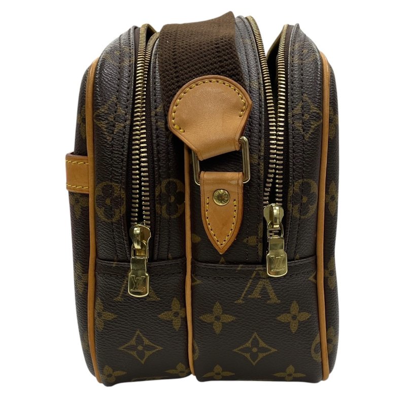LOUIS VUITTON 路易威登 M45254  REPORTER PM 郵差包 PVC帆布 老花 棕色 金釦-4