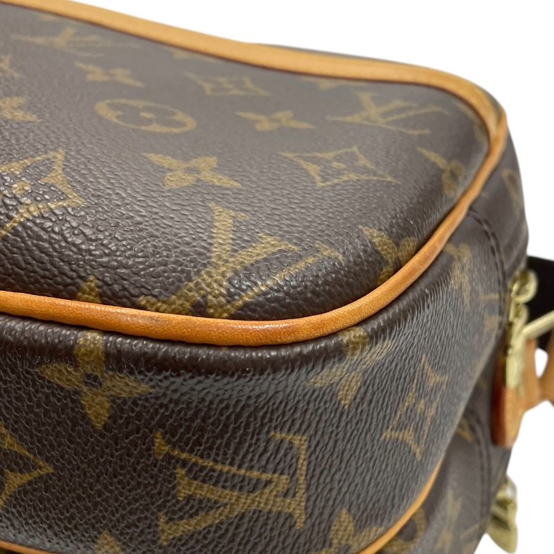 LOUIS VUITTON 路易威登 M45254  REPORTER PM 郵差包 PVC帆布 老花 棕色 金釦-7