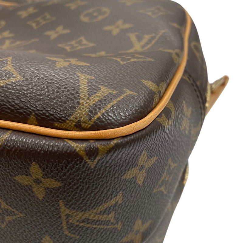 LOUIS VUITTON 路易威登 M45254  REPORTER PM 郵差包 PVC帆布 老花 棕色 金釦-9