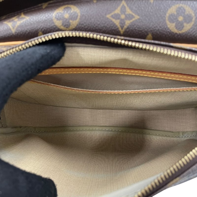 LOUIS VUITTON 路易威登 M45254  REPORTER PM 郵差包 PVC帆布 老花 棕色 金釦-12
