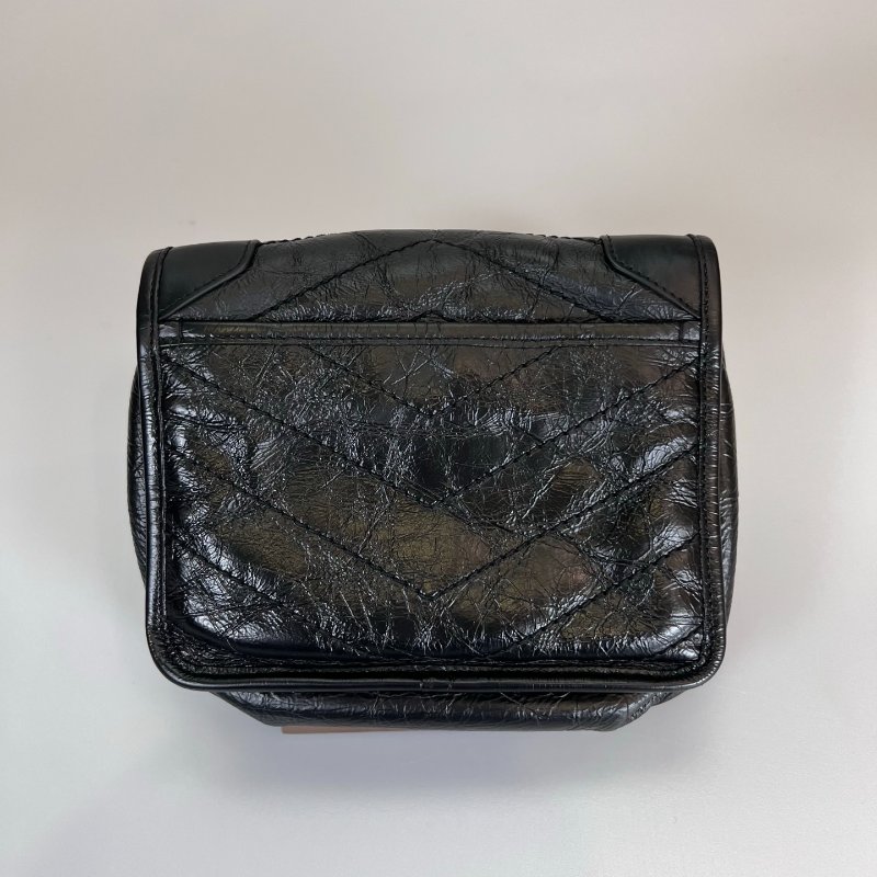 YSL 583103  黑灰NIKI WOC 側肩包-1