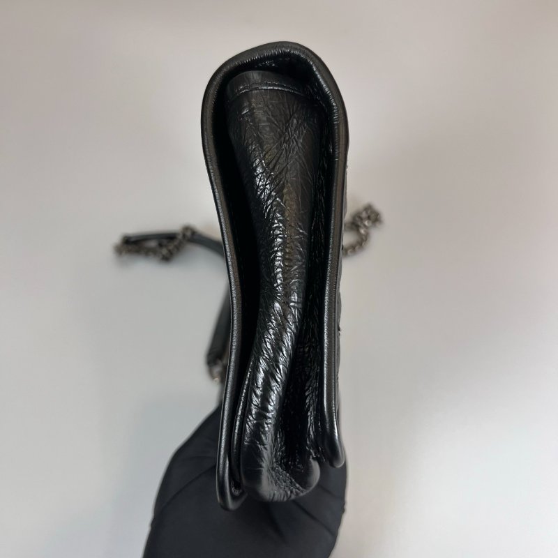 YSL 583103  黑灰NIKI WOC 側肩包-3