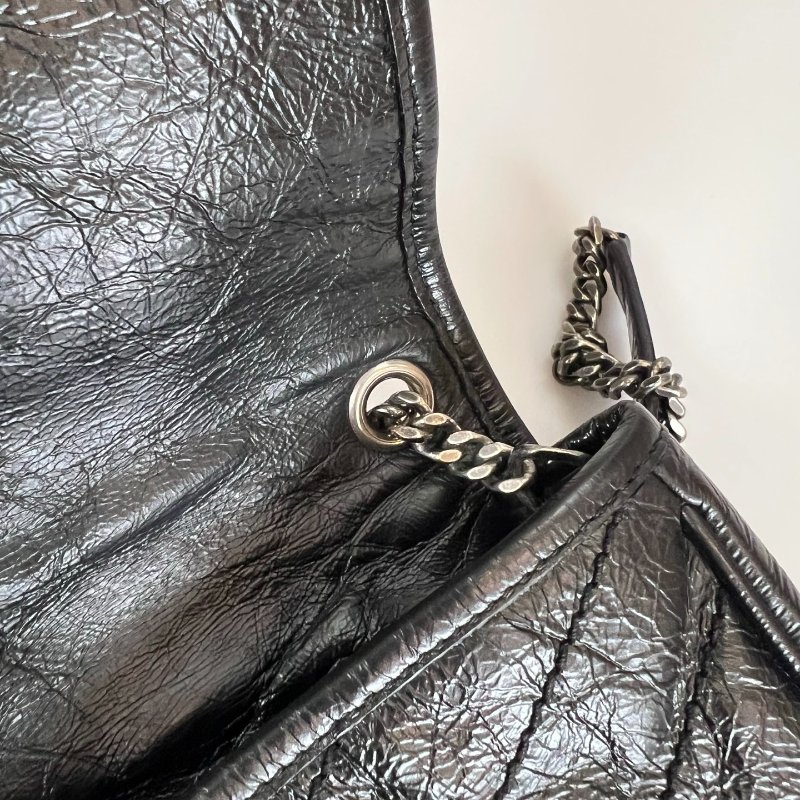 YSL 583103  黑灰NIKI WOC 側肩包-7