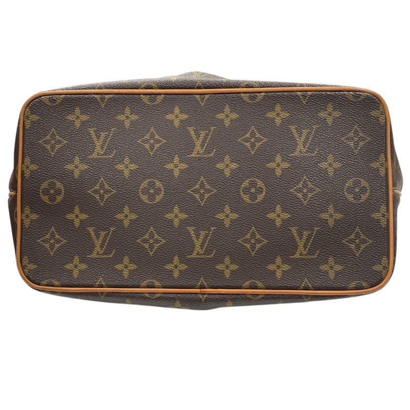 LOUIS VUITTON 路易威登 M40145  PALERMO PM 兩用托特包 PVC帆布 老花 棕色 金釦-5