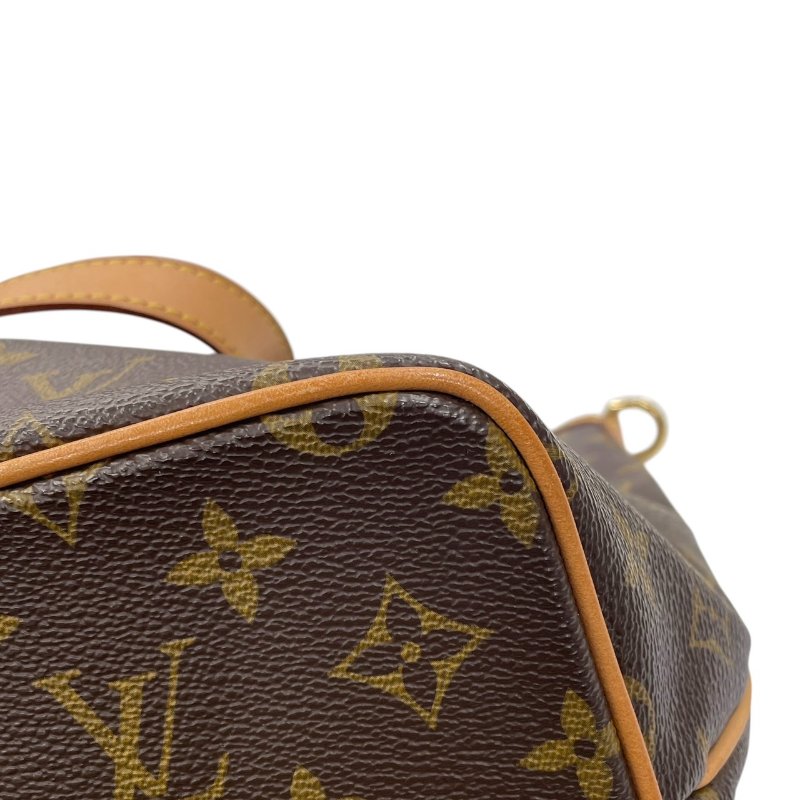 LOUIS VUITTON 路易威登 M40145  PALERMO PM 兩用托特包 PVC帆布 老花 棕色 金釦-7