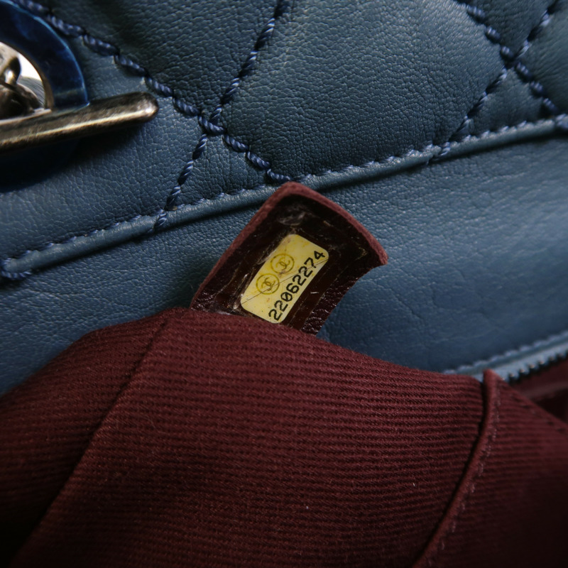 CHANEL 牛皮皮革Chain Tote鏈帶肩背袋-6