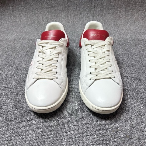 Louis Vuitton 路易威登 盧森堡 板鞋 白紅色 43碼 /9碼 98新