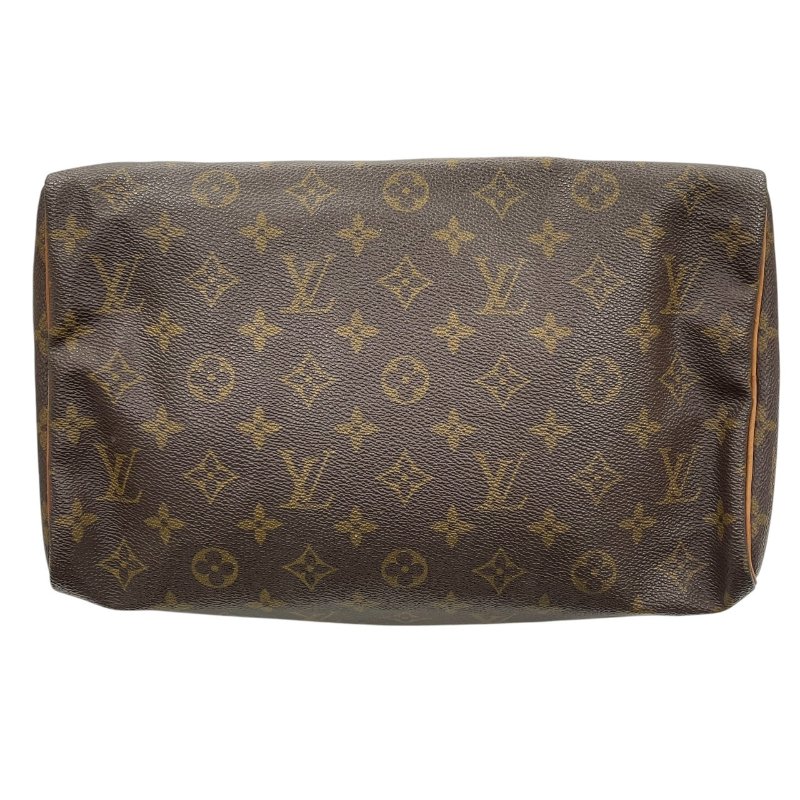 LOUIS VUITTON 路易威登 M41526 SPEED 30 波士頓包 PVC帆布 老花 棕色 金釦-4