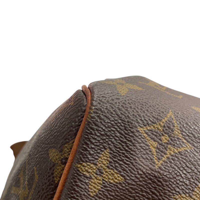 LOUIS VUITTON 路易威登 M41526 SPEED 30 波士頓包 PVC帆布 老花 棕色 金釦-5