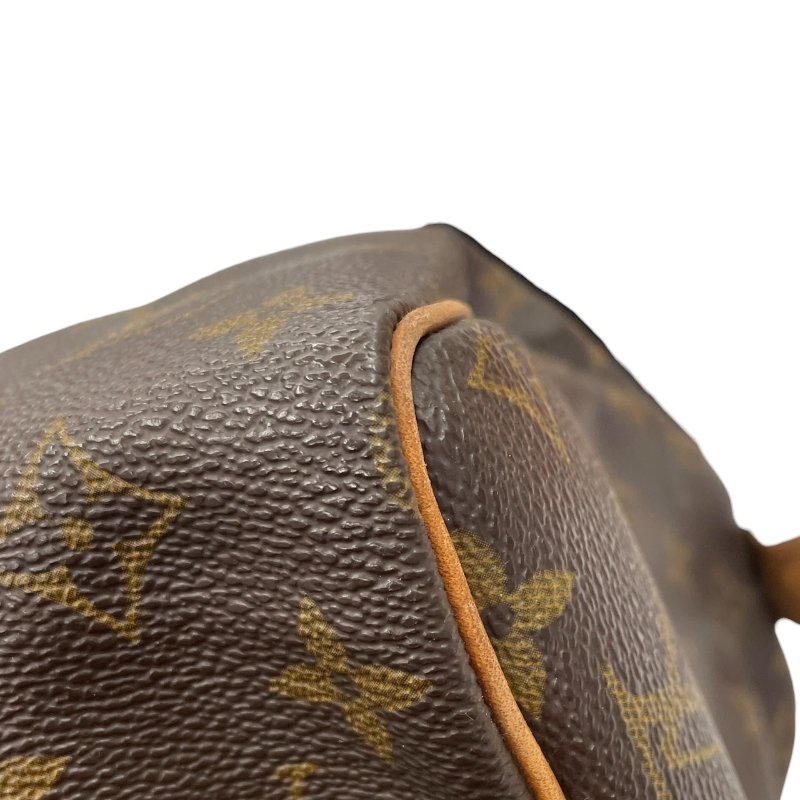 LOUIS VUITTON 路易威登 M41526 SPEED 30 波士頓包 PVC帆布 老花 棕色 金釦-6