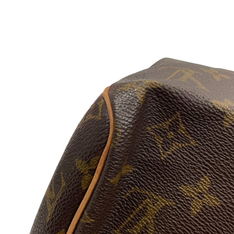 LOUIS VUITTON 路易威登 M41526 SPEED 30 波士頓包 PVC帆布 老花 棕色 金釦-7