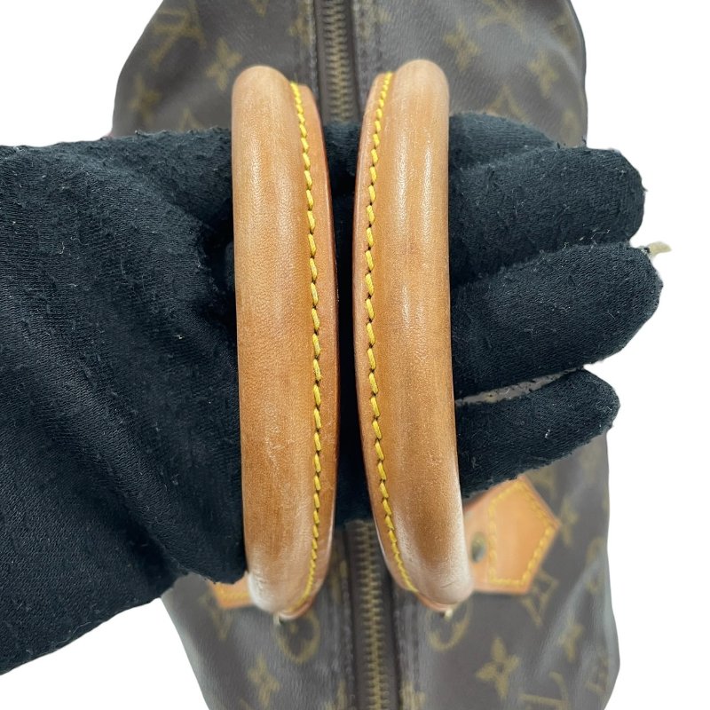 LOUIS VUITTON 路易威登 M41526 SPEED 30 波士頓包 PVC帆布 老花 棕色 金釦-13