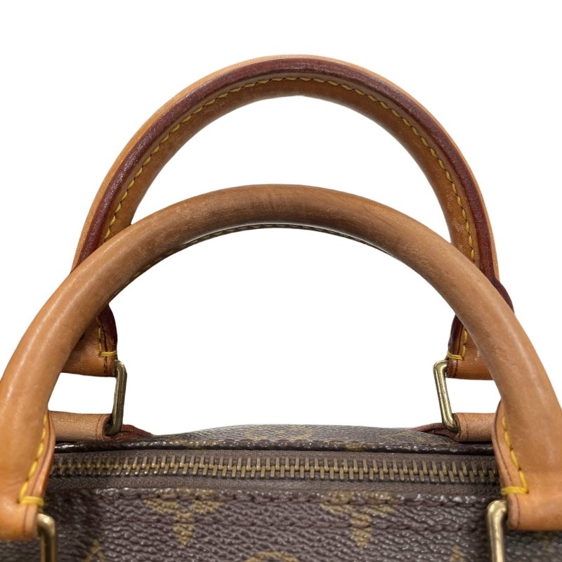 LOUIS VUITTON 路易威登 M41526 SPEED 30 波士頓包 PVC帆布 老花 棕色 金釦-14