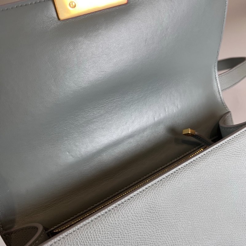 DIOR 灰皮革蒙田30側肩包-6