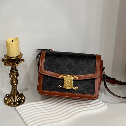 CELINE 老花盒子包TEEN