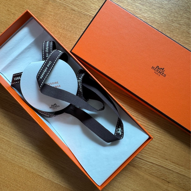 全新 愛馬仕 Hermès Orange 系列Milo 小羔羊皮皮包掛飾-4