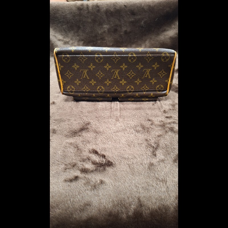 LOUIS VUITTON LV 路易威登 原花 帆布 Manhattan PM 手提包 M40026-7