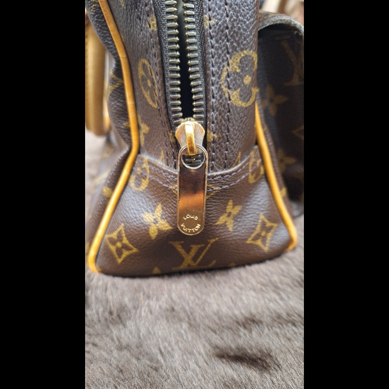 LOUIS VUITTON LV 路易威登 原花 帆布 Manhattan PM 手提包 M40026-10