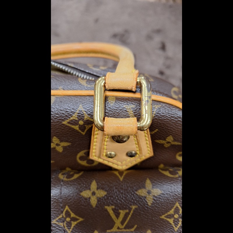 LOUIS VUITTON LV 路易威登 原花 帆布 Manhattan PM 手提包 M40026-12