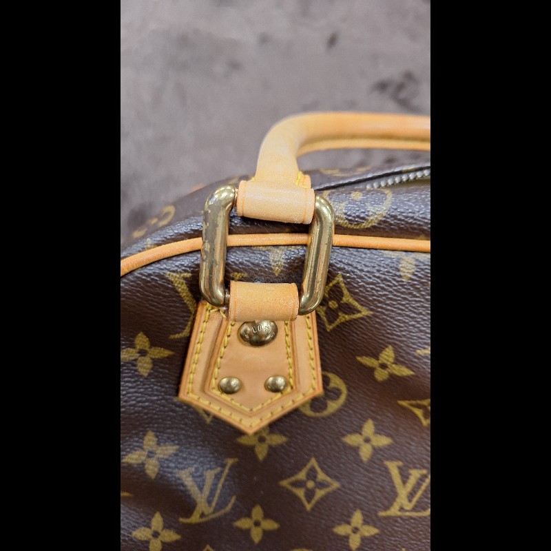 LOUIS VUITTON LV 路易威登 原花 帆布 Manhattan PM 手提包 M40026-14