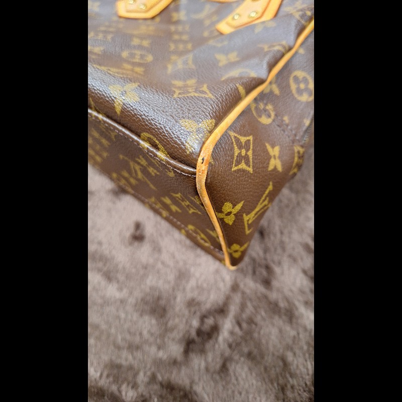 LOUIS VUITTON LV 路易威登 原花 帆布 Manhattan PM 手提包 M40026-18