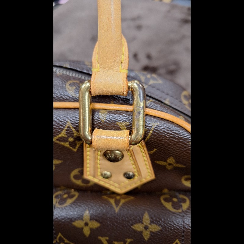 LOUIS VUITTON LV 路易威登 原花 帆布 Manhattan PM 手提包 M40026-22