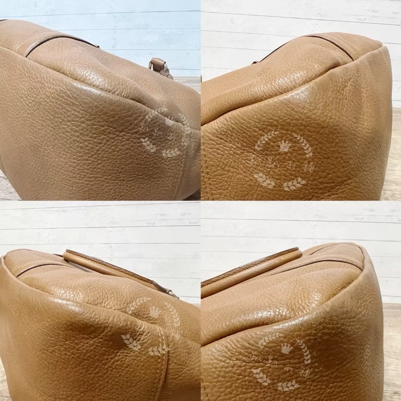 ~~趴趴小舖~~近全新正品Coach 越南製全皮革 F55662波士頓包/斜背包/托特包(2602091789)-3