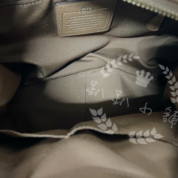 ~~趴趴小舖~~近全新正品Coach 越南製全皮革 F55662波士頓包/斜背包/托特包(2602091789)-11
